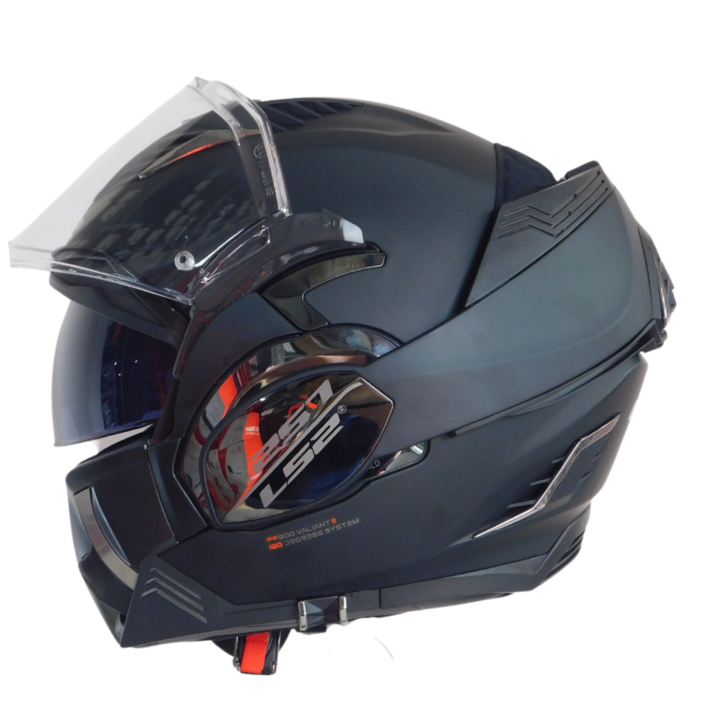 ls2 ff399 valiant noir matt black helmet Helmets II Modular The helmet includes a Pinlock 120XLT MaxVision insert at no extra charge Casque Ls2 Ff399 Valiant Valiant